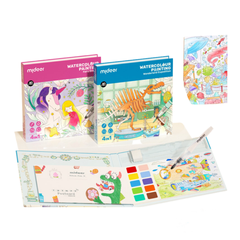 TRANH TÔ MÀU NUOCW CHO BÉ WATERCOLOUR PAINTING - MIDEER