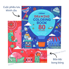 ĐỒ CHƠI THỦ CÔNG 80 BỨC TRANH TÔ MÀU - MIDEER