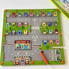 BẢNG GỖ MÊ CUNG CHỮ CÁI CHO BÉ - MIDEER