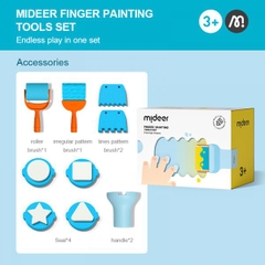 FINGER PAINT TOOLS SET - MIDEER