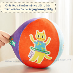 BÓNG VẢI MỀM CHO BÉ SILENT BOUNCY BALL - MIDEER