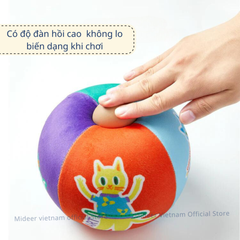 BÓNG VẢI MỀM CHO BÉ SILENT BOUNCY BALL - MIDEER