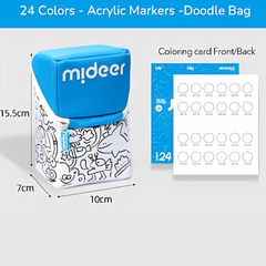 BÚT MÀU DẠ NƯỚC ACRYLIC MARKERS - MIDEER