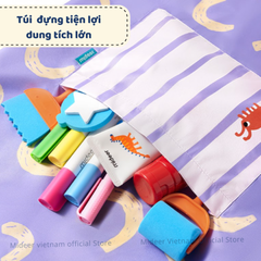 BÚT MÀU DẠ NƯỚC 2 ĐẦU ROUND-TIP STAMPER WASHABLE MARKERS - MIDEER