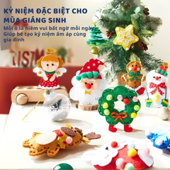 CÂY THÔNG NOEL VẢI KÈM TÚI MÙ TRANG TRÍ - MIDEER