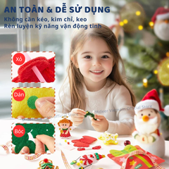 CÂY THÔNG NOEL VẢI KÈM TÚI MÙ TRANG TRÍ - MIDEER