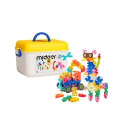 ĐỒ CHƠI LẮP GHÉP KHỐI HÌNH 3D WAFFLE BUILDING BLOCKS- MIDEER