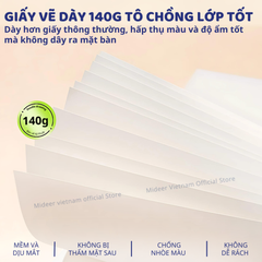 TẬP GIẤY VẼ A4 DOODLE DRAWING - MIDEER