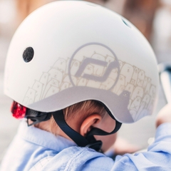 MŨ BẢO HIỂM PHẢN QUANG SIZE XXS - SCOOT AND RIDE