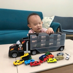 BỘ ĐỒ CHƠI XE CHỞ Ô TÔ MY LITTLE TIGER HÀN QUỐC