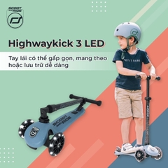 XE CHÒI CHÂN HIGHWAYKICK 3 LED - SCOOT AND RIDE