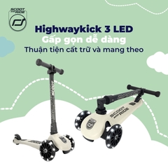 XE CHÒI CHÂN HIGHWAYKICK 3 LED - SCOOT AND RIDE