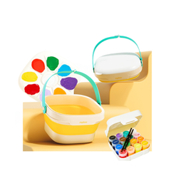 MÀU VẼ SƠN DẦU ACRYLIC PORTABLE GOUACHE PAINT BUCKET SET - MIDEER