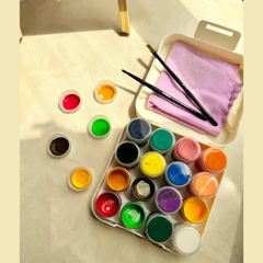 MÀU VẼ SƠN DẦU ACRYLIC PORTABLE GOUACHE PAINT BUCKET SET - MIDEER