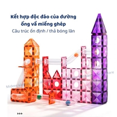 COLOURFUL MAGNETIC TILES- MIDEER