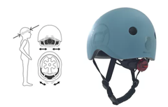 MŨ BẢO HIỂM TIÊU CHUẨN SIZE XXS - SCOOT AND RIDE