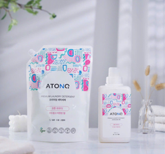 NƯỚC GIẶT THUẦN CHAY CAO CẤP HƯƠNG COTTON POWDER CHO BÉ TỪ 0M+ (TÚI) - ATONO2