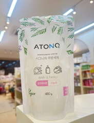 NƯỚC RỬA BÌNH, RAU CỦ QUẢ VÀ CHÉN BÁT THUẦN CHAY ĐẬM ĐẶC CHO BÉ TỪ 0M+ (DẠNG TÚI) 480G - ATONO2