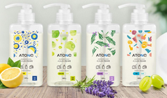 NƯỚC RỬA BÌNH, RAU CỦ QUẢ VÀ CHÉN BÁT THUẦN CHAY ĐẬM ĐẶC CHO BÉ TỪ 0M+ (DẠNG CHAI) 480G - ATONO2