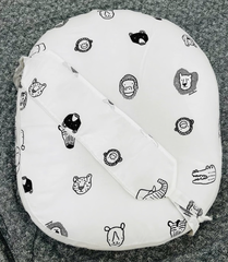 GỐI CHỐNG TRÀO NGƯỢC BAMBOO COOL AIR-MESH ANIMAL FRIENDS (SET KHÔNG KÈM TÚI ĐỰNG) - DONO&DONO