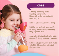 BÌNH NƯỚC TRITAN CAO CẤP SIÊU BỀN CÓ VAN CHỐNG SẶC CHO BÉ - B.BOX