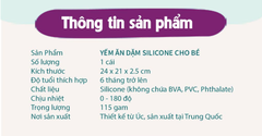 YẾM ĂN DẶM SILICONE CHO BÉ- B.BOX