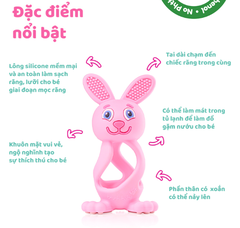 GẶM NƯỚU HÌNH THỎ CHO BÉ - BRUSH-BABY