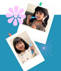 BÀN CHẢI ĐIỆN SÓNG ÂM DÙNG PIN KIDZSONIC - BRUSH-BABY