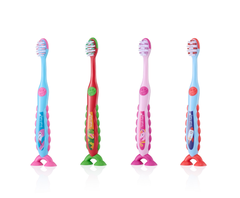 BÀN CHẢI ĐÁNH RĂNG CHO BÉ FLOSSBRUSH TỪ 3-6 TUỔI - BRUSH-BABY