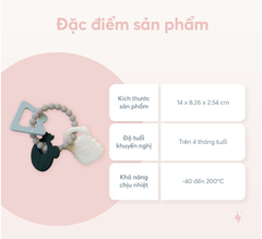 VÒNG 3 GẶM NƯỚU SILICONE CHO BÉ - LOULOU LOLLOPOP