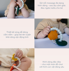 VÒNG 3 GẶM NƯỚU SILICONE CHO BÉ - LOULOU LOLLOPOP
