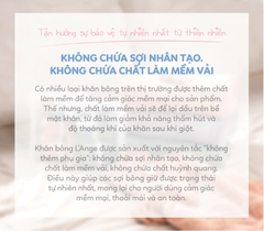 YẾM TAM GIÁC VẢI BÔNG 6 LỚP 28X28CM (SET 2 CÁI) - L'ANGE