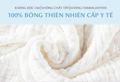 KHĂN TẮM/KHĂN QUẤN/CHĂN ĐẮP VẢI BÔNG 6 LỚP 70X120CM- L'ANGE