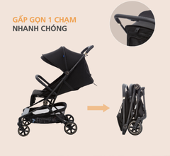 XE ĐẨY AERO - AERO X SIÊU NHẸ, DỄ DÀNG GẤP GỌN, CÓ MÁI CHE CHỐNG TIA UV - UNILOVE