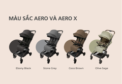 XE ĐẨY AERO - AERO X SIÊU NHẸ, DỄ DÀNG GẤP GỌN, CÓ MÁI CHE CHỐNG TIA UV - UNILOVE