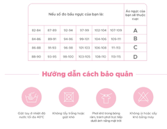 ÁO LÓT BẦU VÀ CHO CON BÚ CLASSIC KHÔNG GỌNG - SHAPEE