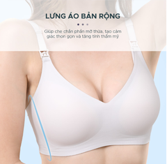 ÁO LÓT BẦU VÀ CHO CON BÚ INVI KHÔNG GỌNG - SHAPEE