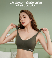 ÁO LÓT BẦU VÀ CHO CON BÚ LUXE KHÔNG GỌNG - SHAPEE