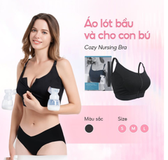 ÁO LÓT BẦU VÀ CHO CON BÚ LUXE KHÔNG GỌNG - SHAPEE