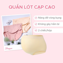 QUẦN LÓT BẦU CẠP CAO FREESIZE - SHAPEE