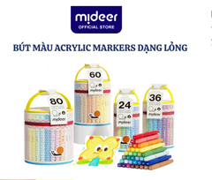MÀU STRAIGHT LIQUID ACRYLIC MARKERS - MIDEER