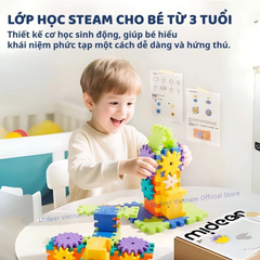 MÔ HÌNH LẮP RÁP ĐỘNG CƠ BÁNH RĂNG ELECTROGEAR BLOCK SET  - MIDEER