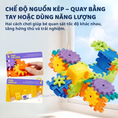 MÔ HÌNH LẮP RÁP ĐỘNG CƠ BÁNH RĂNG ELECTROGEAR BLOCK SET  - MIDEER