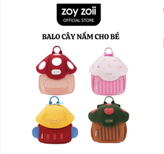 BALO ZOYZOII CHO BÉ MẦM NON HÌNH CÂY NẤM MUSHROOM SERIES BACKPACK, CẶP ĐI HỌC CHO BÉ MẦM NON MÃ B50