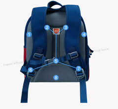 BALO ĐI HỌC CHO BÉ LỚP 1 ZOYZOII SIÊU NHẸ DÀNH CHO BÉ TRAI BÉ GÁI ZOY SERIES KIDS BACKPACK MÃ B19