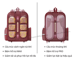 BALO ZOYZOII ĐI HỌC CHO BÉ CẤP 1, CẶP CHỐNG GÙ ĐI HỌC CHO BÉ 6,7,8,9,10 TUỔI B88