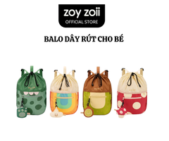 BALO VẢI CHO BÉ ĐỰNG ĐỒ DU LỊCH CHÍNH HÃNG ZOYZOII B36 OUTDOOR DRAWSTRING BAG MÃ B36