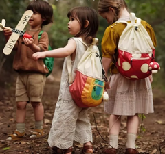 BALO VẢI CHO BÉ ĐỰNG ĐỒ DU LỊCH CHÍNH HÃNG ZOYZOII B36 OUTDOOR DRAWSTRING BAG MÃ B36