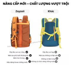 BALO DU LỊCH ZOYZOII CHO BÉ TRANG BÉ GÁI, BALO ĐI PHƯỢT NHỎ GỌN NATURAL ADVENTURE SERIES B73
