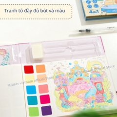 TRANH TÔ MÀU NUOCW CHO BÉ WATERCOLOUR PAINTING - MIDEER